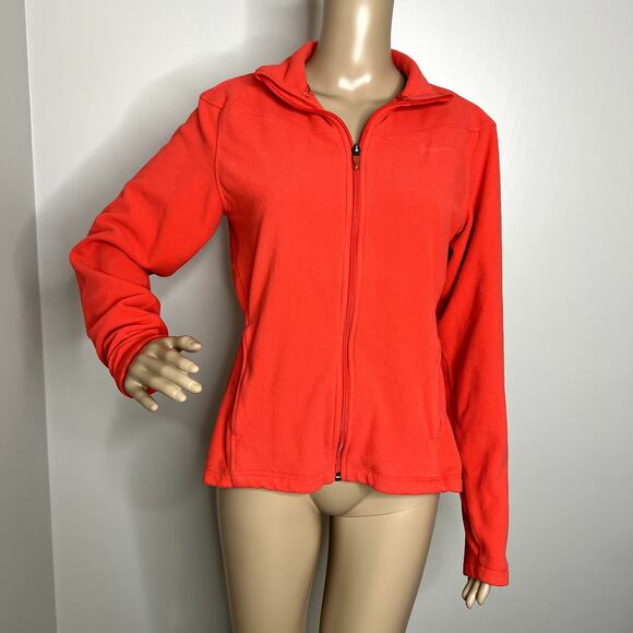 Nike Pink Fleece Full Zip Athletic Jacket - Picture 1 of 8